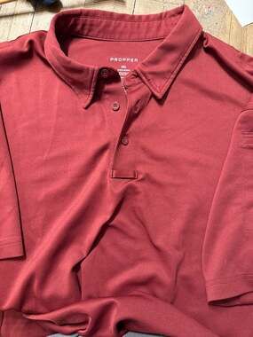 Propper Men's Performance Tactical Polo Shirt Red Size 2XL